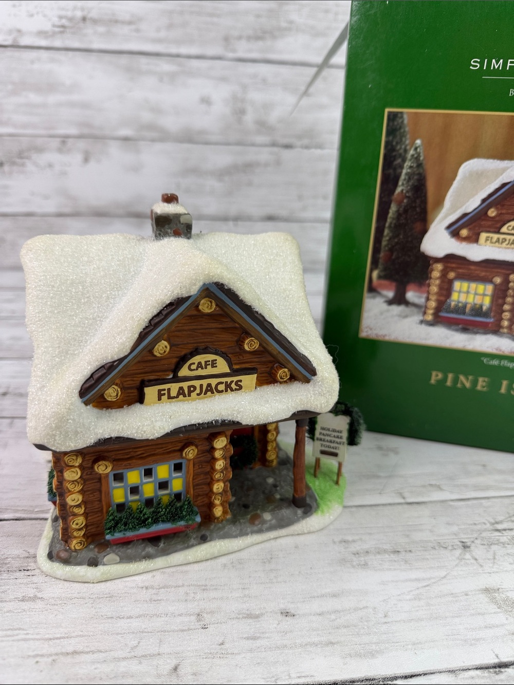 Dept 56 Simple Traditions “Cafe Flapjacks” Pine Isles read details